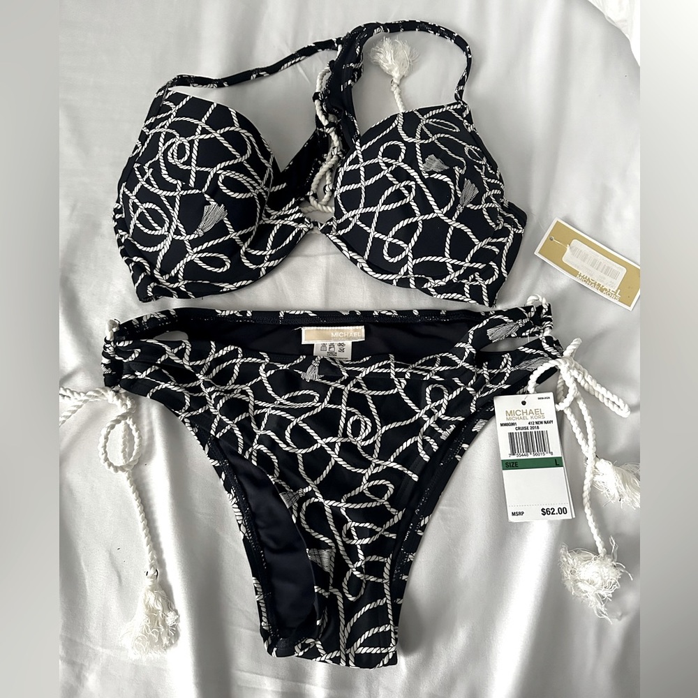 Michael Kors navy bikini